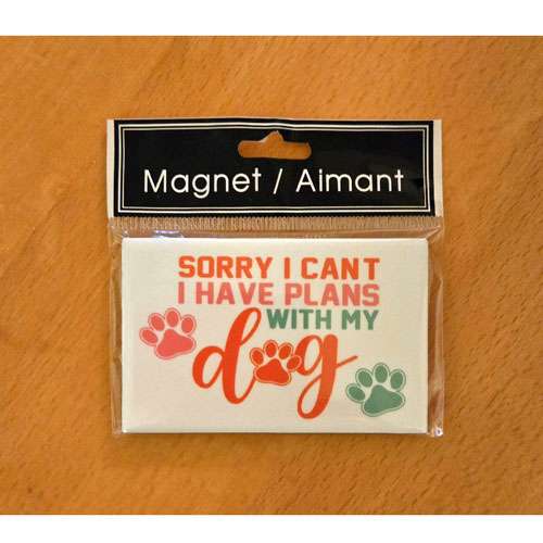 Magnet I Have Plans With My Dog