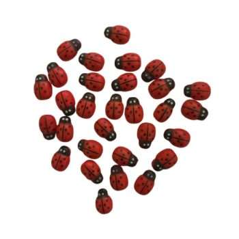 Small Ladybug Adhesive Embellishments