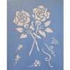 Trichem Criss Cross Roses Stencil