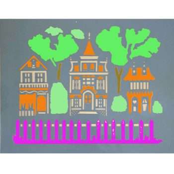 Trichem Victorian Grove Stencil