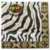 African Zebra Design Napkins