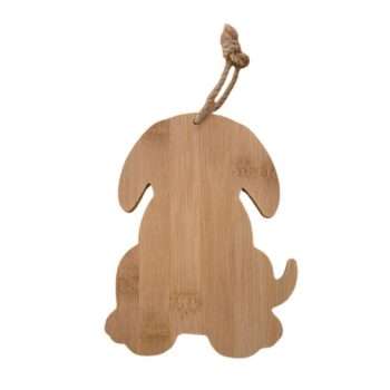Medium Wooden Puppy Shape