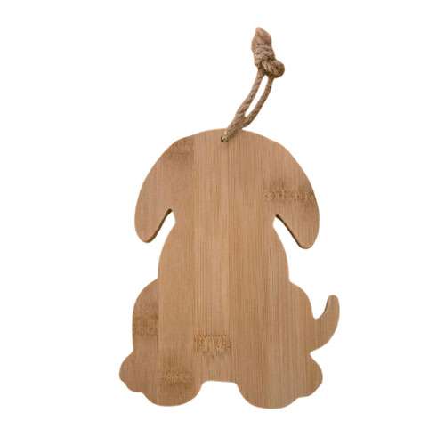 Medium Wooden Puppy Shape