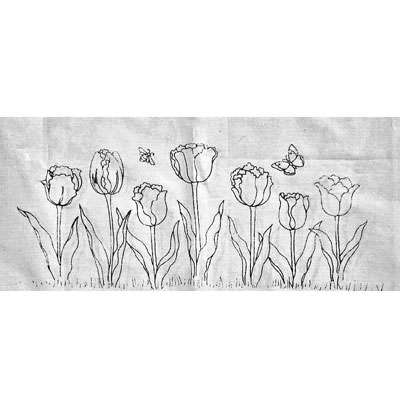 Trichem Tulip Design Pillowcases