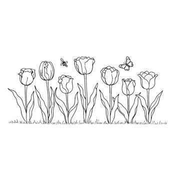 Trichem Tulip Design Pillowcases