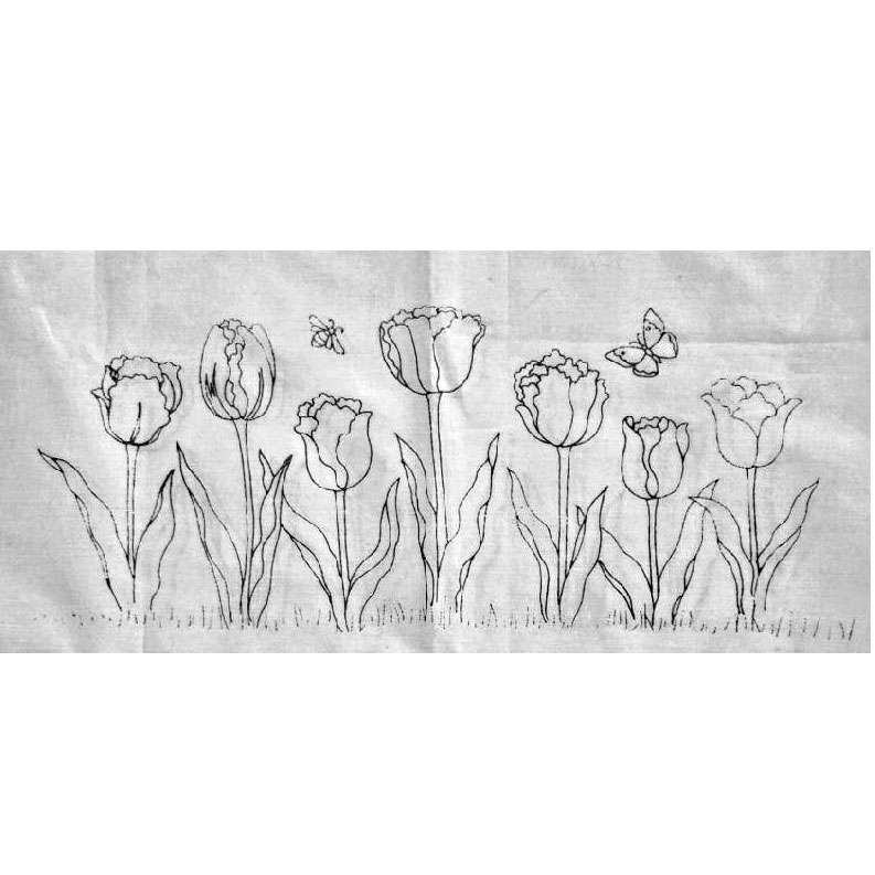 Trichem Tulip Design Pillowcases