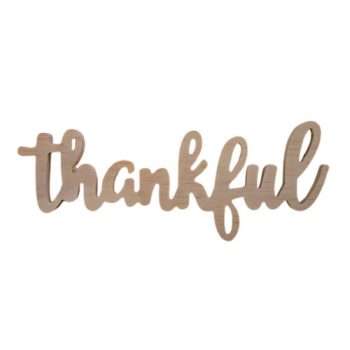 Thankful Wooden DIY Sign