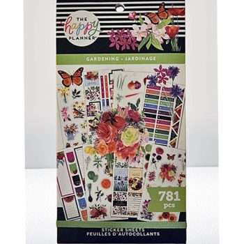 The Happy Planner Gardening Sticker Book Sheets