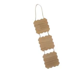 Wallhanging Decorative Edge Wood