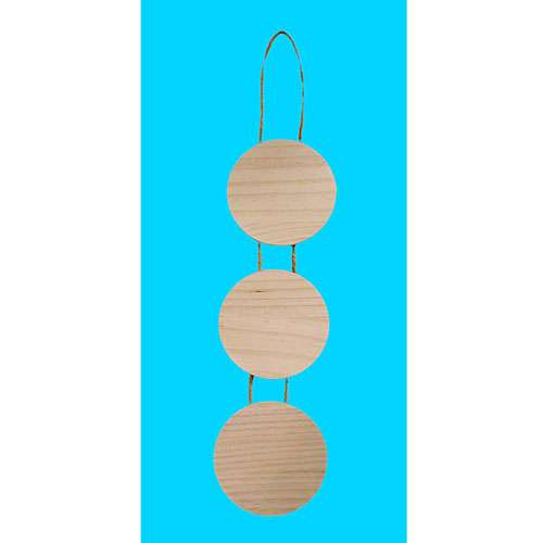 Wallhanging - Round Wood Circles