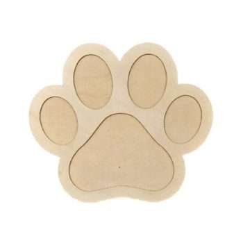 DIY Wooden Pet Pawprint