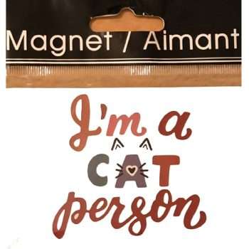 Fridge Magnet Cat Person