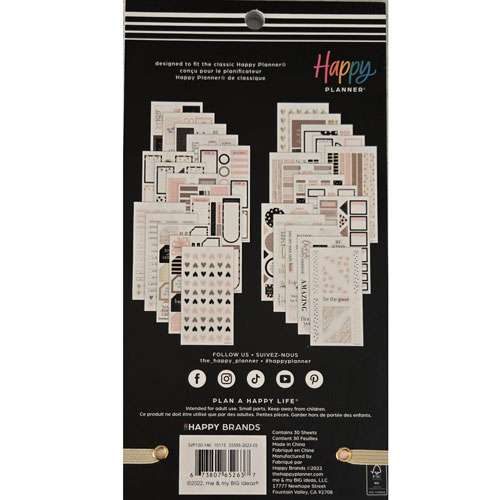 2 Happy Planner Blushin' It Collection