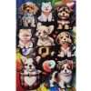 3D Cute Dogs Sticker Sheet