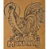 Good Morning Rooster Suncatcher 8.5 x 8