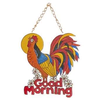 Good Morning Rooster Suncatcher