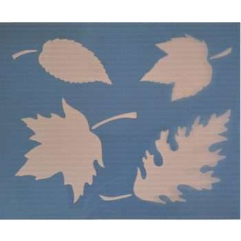 Trichem Large Leaves Stencil