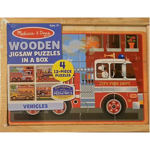Melissa & Doug Kids Vehicles Jigsaw Puzzles