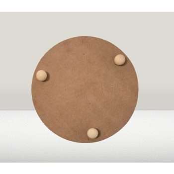 Round MDF Wood Tray