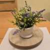Round MDF Wood Tray Decorated