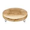 Round Wood Pedestal