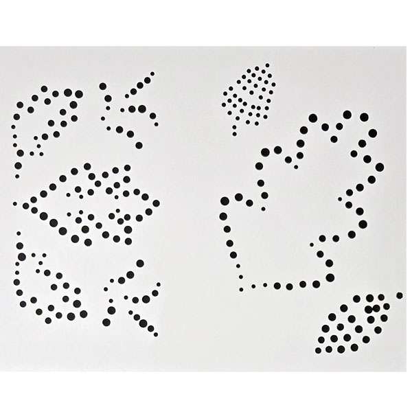 Trichem Acorns and Leaves Stencil