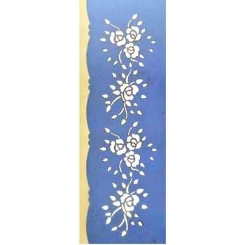 Trichem Windswept Floral Stencil