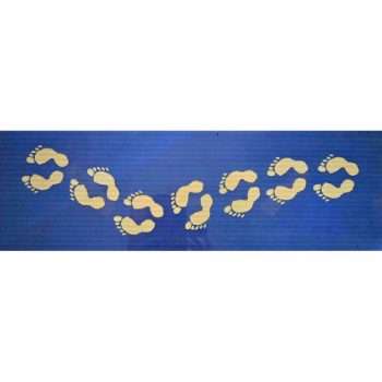 Trichem Foot Prints Stencil