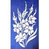 Trichem Gladiolus Flower Stencil