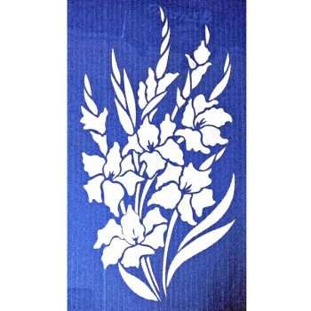Trichem Gladiolus Flower Stencil