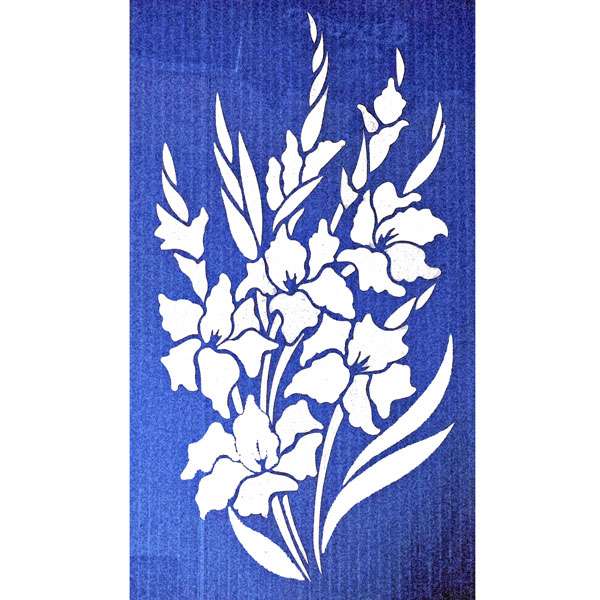 Trichem Gladiolus Flower Stencil