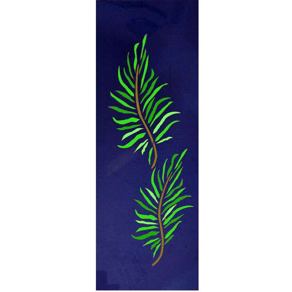 Trichem Leaves Stencil