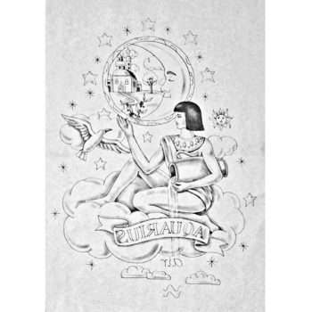 Trichem Vintage Aquarius Transfer