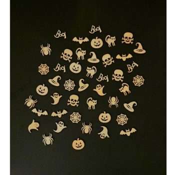 Wood Pieces for Halloween
