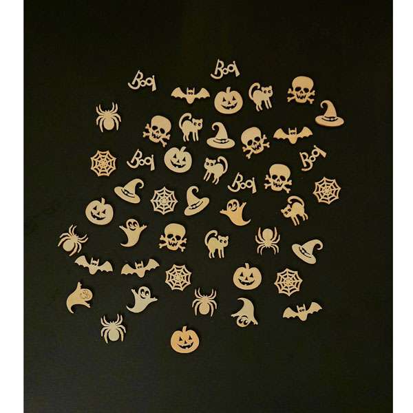 Wood Pieces for Halloween