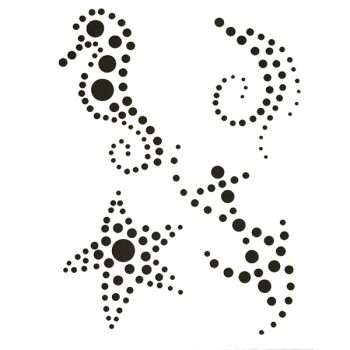 Trichem Sea Treasures Stencil