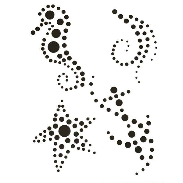 Trichem Sea Treasures Stencil