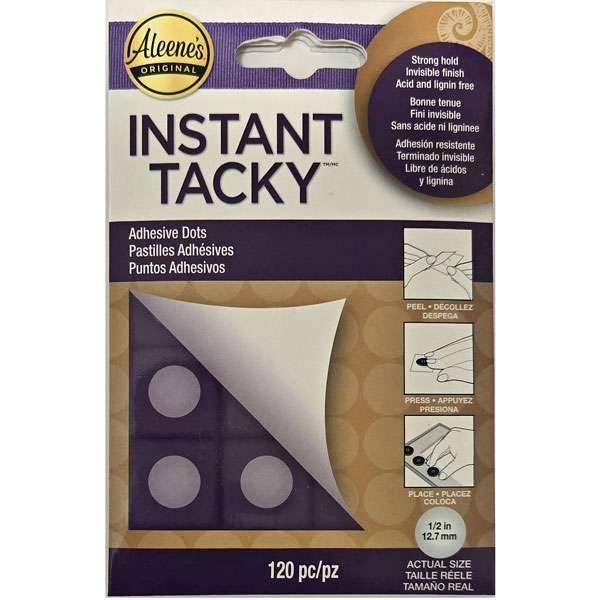 Aleene's Instant Tacky Adhesive Dots 120 Pieces