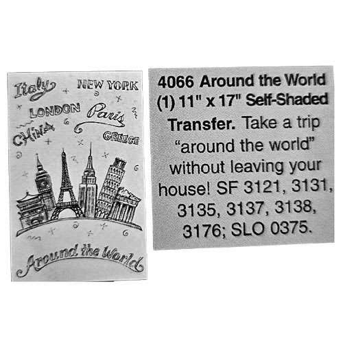 Trichem Vintage Around The World Transfer 2