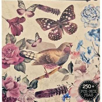 Bird Flower Butterfly Die-Cuts