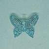 Blue Sparkly Butterfly Brooch