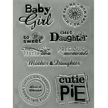 Clear Stamps Baby Girl
