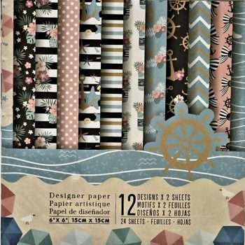 Craft Paper Designer Stripes Dots and Zigzags