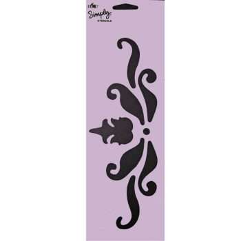Floral Motifs Damask Stencils