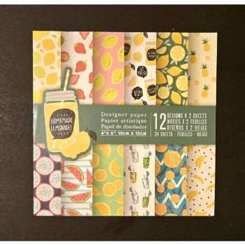 Designer Craft Paper Homemade Lemonade