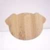 Wooden Dog Head Shape