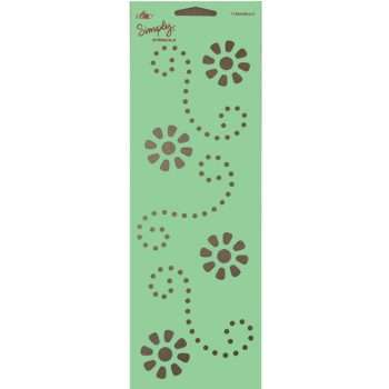 Floral Design Stencil Duo Two