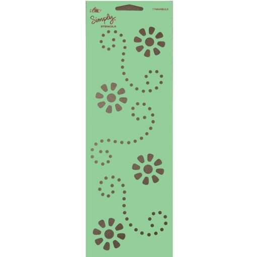 Floral Design Stencil Duo Two