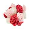 Foam Flowers Red, Pink and White