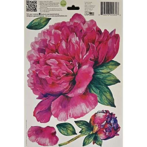 Jumbo Peony Flowers Stickers (2)